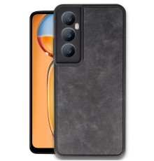 Realme C65 Kılıf Aras Deri Kapak - Siyah