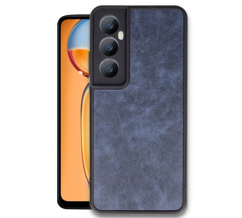 Realme C65 Kılıf Aras Deri Kapak - Lacivert Realme C65 Kılıf Aras Deri Kapak - Lacivert