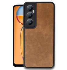 Realme C65 Kılıf Aras Deri Kapak - Taba