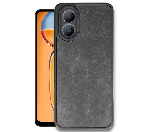 Oppo A38 Kılıf Aras Deri Kapak - Siyah Oppo A38 Kılıf Aras Deri Kapak - Siyah