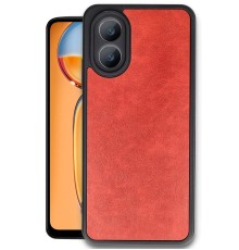 Oppo A38 Kılıf Aras Deri Kapak - Kırmızı