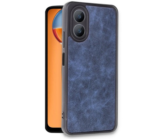 Oppo A38 Kılıf Aras Deri Kapak - Lacivert Oppo A38 Kılıf Aras Deri Kapak - Lacivert