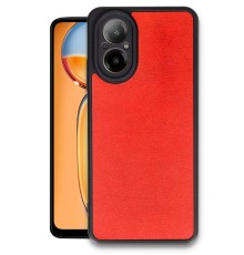 Realme 12 Lite Kılıf Aras Deri Kapak - Kırmızı