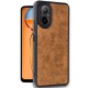 Realme 12 Lite Kılıf Aras Deri Kapak - Taba