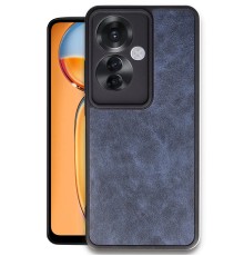 Oppo Reno 11F Kılıf Aras Deri Kapak - Lacivert