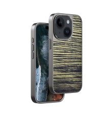 iPhone 14 Wave Kapak - Koyu Kahve