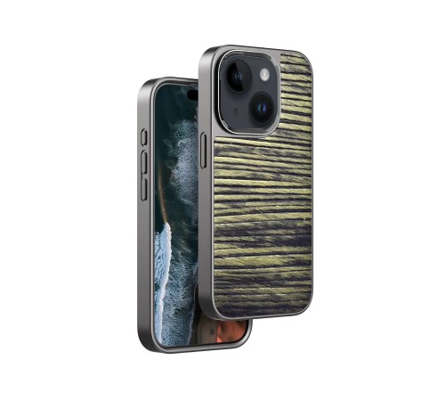 iPhone 14 Wave Kapak - Koyu Kahve iPhone 14 Wave Kapak - Koyu Kahve