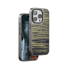 iPhone 14 Pro Wave Kapak - Koyu Kahve