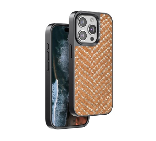 iPhone 14 Pro Viper Kapak - Kahverengi iPhone 14 Pro Viper Kapak - Kahverengi