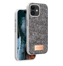 iPhone 11 Bright Simli Kapak - Gümüş