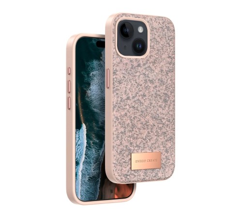 iPhone 14 Bright Simli Kapak - Pembe iPhone 14 Bright Simli Kapak - Pembe
