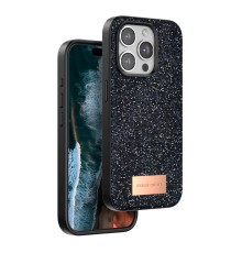 iPhone 14 Pro Bright Simli Kapak - Siyah