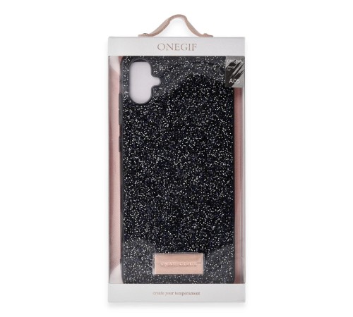 Samsung Galaxy A05 Bright Simli Kapak - Pembe Samsung Galaxy A05 Bright Simli Kapak - Pembe