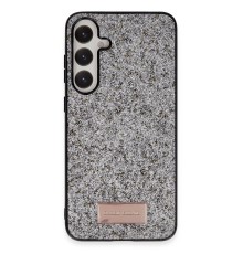 Samsung Galaxy A34 5G Bright Simli Kapak - Gümüş