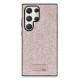 Samsung Galaxy S23 Ultra Bright Simli Kapak - Pembe