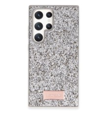 Samsung Galaxy S24 Ultra Bright Simli Kapak - Gümüş