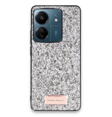 Xiaomi Redmi 13C Bright Simli Kapak - Gümüş