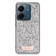 Xiaomi Redmi 13C Bright Simli Kapak - Gümüş