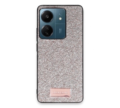 Xiaomi Redmi 13C Bright Simli Kapak - Gold Xiaomi Redmi 13C Bright Simli Kapak - Gold