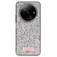 Xiaomi Redmi A3 4G Bright Simli Kapak - Gümüş