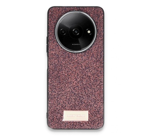 Xiaomi Redmi A3 4G Bright Simli Kapak - Derin Mor Xiaomi Redmi A3 4G Bright Simli Kapak - Derin Mor