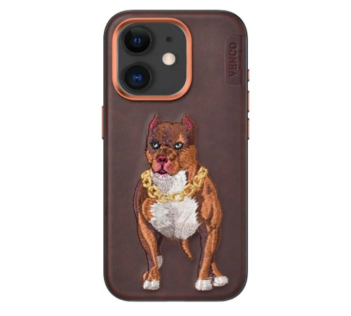 iPhone 11 Perma Desenli Kapak - Kahverengi iPhone 11 Perma Desenli Kapak - Kahverengi