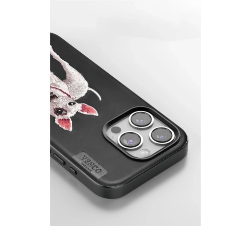 iPhone 15 Pro Perma Desenli Kapak - Lacivert iPhone 15 Pro Perma Desenli Kapak - Lacivert