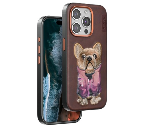 iPhone 11 Cute Desenli Kapak - Koyu Kahve iPhone 11 Cute Desenli Kapak - Koyu Kahve