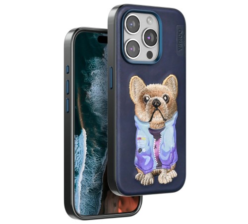 iPhone 15 Pro Max Cute Desenli Kapak - Lacivert iPhone 15 Pro Max Cute Desenli Kapak - Lacivert