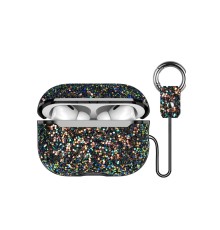 Airpods 3 (3.nesil) Bright Simli Airpods Kapak - Siyah