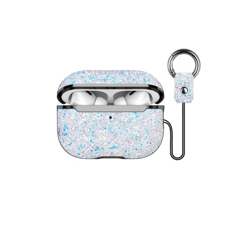 Airpods Pro 2 (2.nesil) Bright Simli Airpods Kapak - Gümüş Airpods Pro 2 (2.nesil) Bright Simli Airpods Kapak - Gümüş