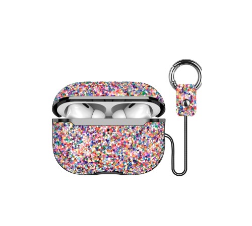 Airpods Pro 2 (2.nesil) Bright Simli Airpods Kapak - Gold Airpods Pro 2 (2.nesil) Bright Simli Airpods Kapak - Gold