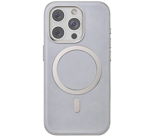 iPhone 15 Pro Puskas Magsafe Kapak - Titan Gri iPhone 15 Pro Puskas Magsafe Kapak - Titan Gri