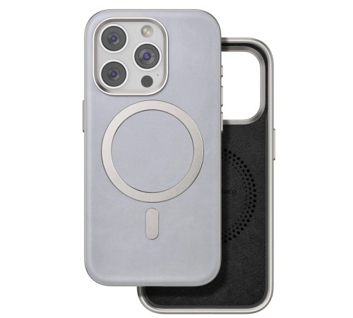 iPhone 15 Pro Puskas Magsafe Kapak - Titan Gri iPhone 15 Pro Puskas Magsafe Kapak - Titan Gri