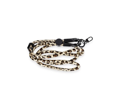 JI Leopar Desenli Boyun Askısı - Gold JI Leopar Desenli Boyun Askısı - Gold