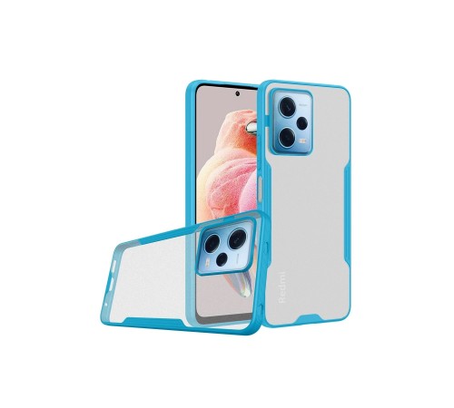 Xiaomi Redmi Note 12 5G Kılıf Platin Silikon - Mavi Xiaomi Redmi Note 12 5G Kılıf Platin Silikon - Mavi