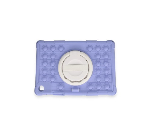 Samsung Galaxy Tab A9 Plus Kılıf Patpat El Tutma Aparatlı Standlı Tablet Silikon - Lila Samsung Galaxy Tab A9 Plus Kılıf Patpat El Tutma Aparatlı Standlı Tablet Silikon - Lila