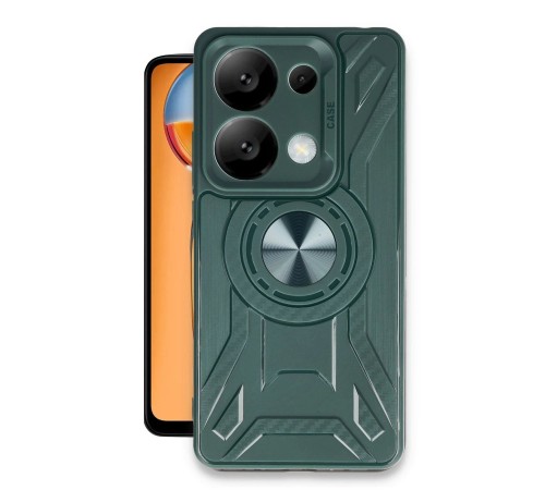Xiaomi Redmi Note 13 4G Kılıf Lincoln Silikon - Koyu Yeşil Xiaomi Redmi Note 13 4G Kılıf Lincoln Silikon - Koyu Yeşil