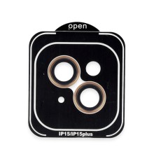 iPhone 14 PVD Metal Kamera Lens - Turuncu