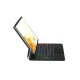 Samsung Galaxy T870 Tab S7 11 Kılıf Eternal Ledli Klavyeli Tablet Kılıfı - Siyah