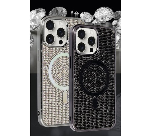 iPhone 11 Kılıf Diamond Magsafe Kapak - Lacivert iPhone 11 Kılıf Diamond Magsafe Kapak - Lacivert