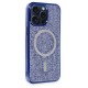 iPhone 14 Pro Max Kılıf Diamond Magsafe Kapak - Lacivert