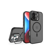 iPhone 16 Plus Flet Lens Magsafe Kapak - Siyah