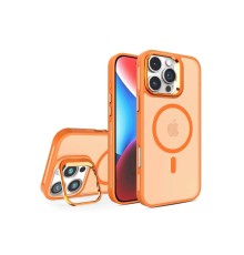 iPhone 16 Pro Max Flet Lens Magsafe Kapak - Turuncu