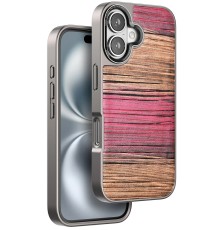 iPhone 16 Wave Kapak - Pembe