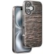 iPhone 16 Wave Kapak - Kahverengi