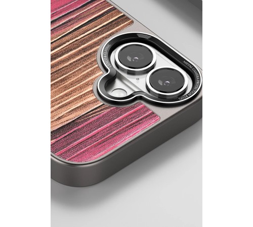 iPhone 16 Wave Kapak - Koyu Kahve iPhone 16 Wave Kapak - Koyu Kahve