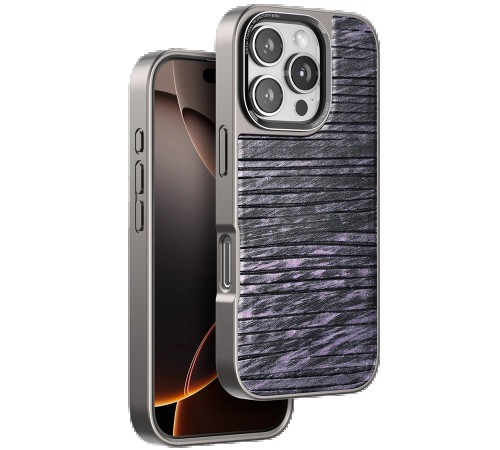 iPhone 16 Pro Wave Kapak - Derin Mor iPhone 16 Pro Wave Kapak - Derin Mor