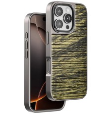 iPhone 16 Pro Max Wave Kapak - Koyu Kahve