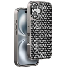 iPhone 16 Brand Kapak - Gümüş